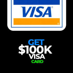 Buy Visa Credit Card with $100,000 USD Balance