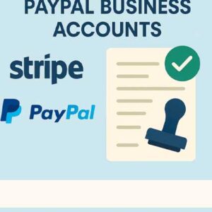 Verified Stripe and PayPal Business Accounts – Aged and Trusted – High-Volume Processing Without Fast Bans