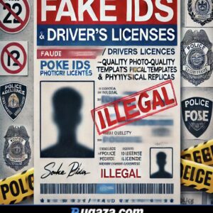 Fake IDs / Driver’s Licenses – High-Quality Photoshop Templates and Physical Replicas