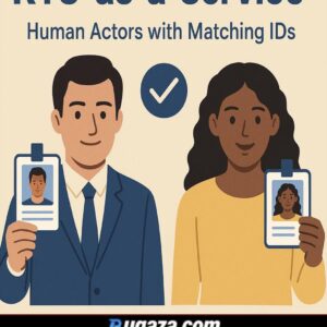 KYC-as-a-Service – Human Actors with Matching IDs – Verified Live Identity for Video Verification
