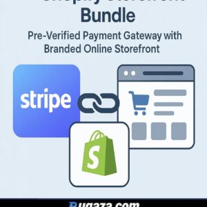 Linked Stripe + Shopify Storefront Bundle – Pre-Verified Payment Gateway with Branded Online Storefront Price Range: $1,200 – $3,500